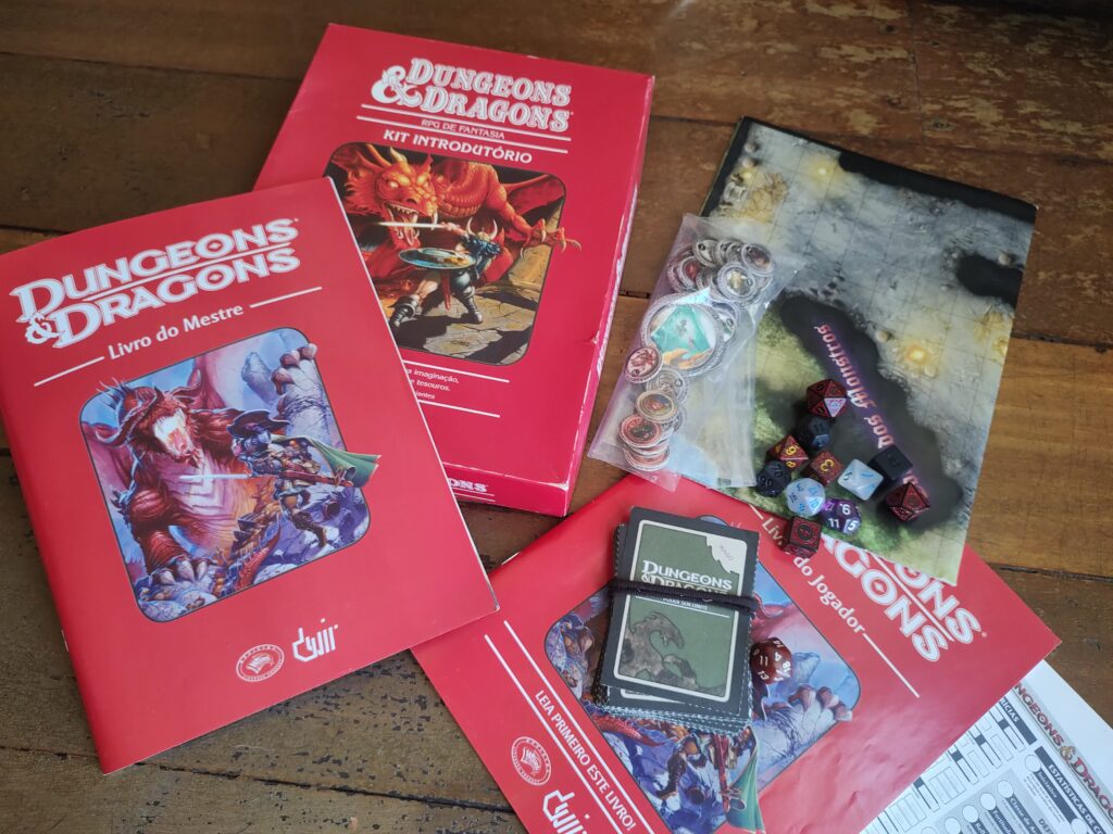 RPG (Kit Fora da Caixa). Aprendizagem, diversão e narrativas…